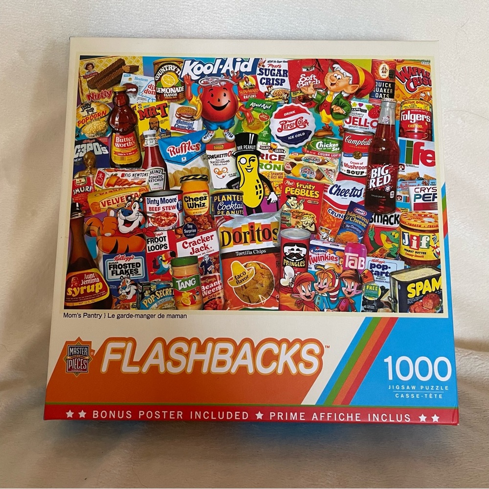 Flashbacks Mom’s Pantry & kids favorite Foods puzzle